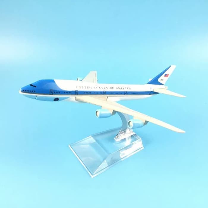 Promo! MINIATUR DIECAST PESAWAT UNITED STATES OF AMERICA USA HIASAN PAJANGAN Murah!