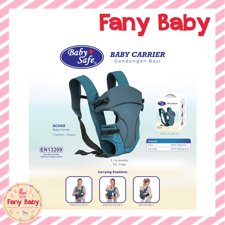 BABY SAFE BABY CARRIER BC009 / GENDONGAN BAYI