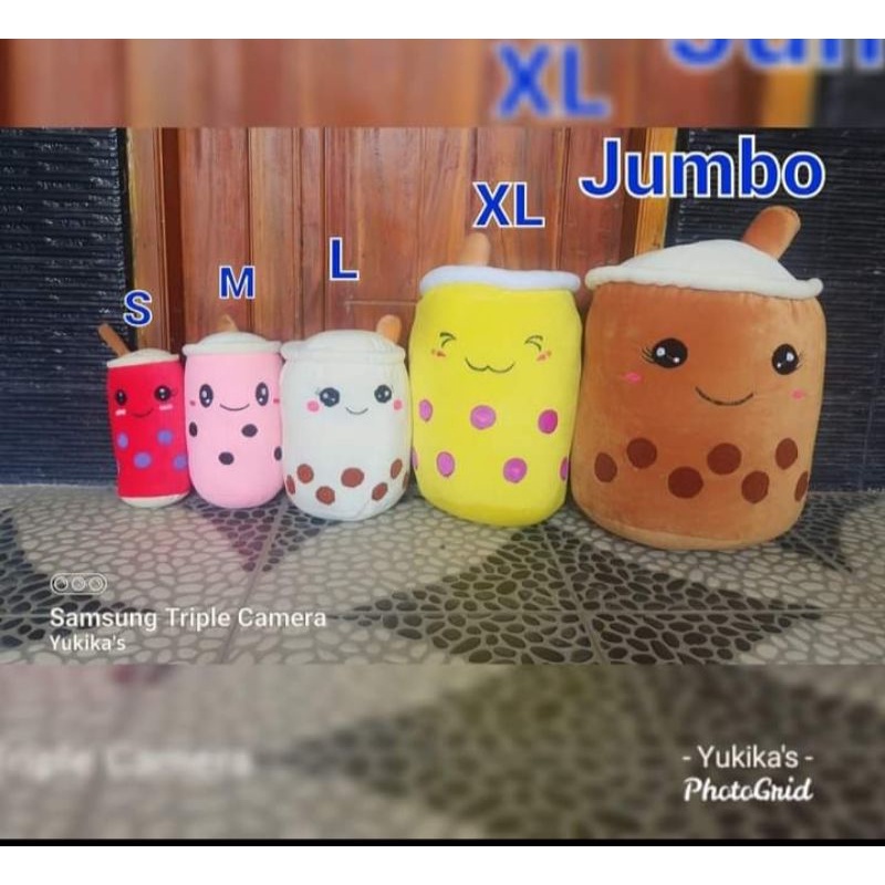 Boneka Boba Jumbo LED boba viral mainan anak Terlaris