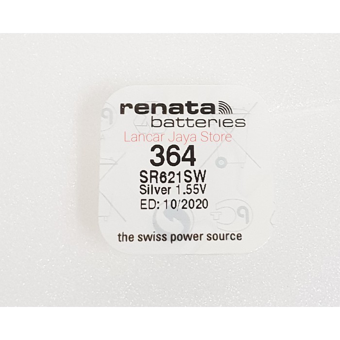 BATERY / BATTERIES Renata 364 SR621SW (Asli)