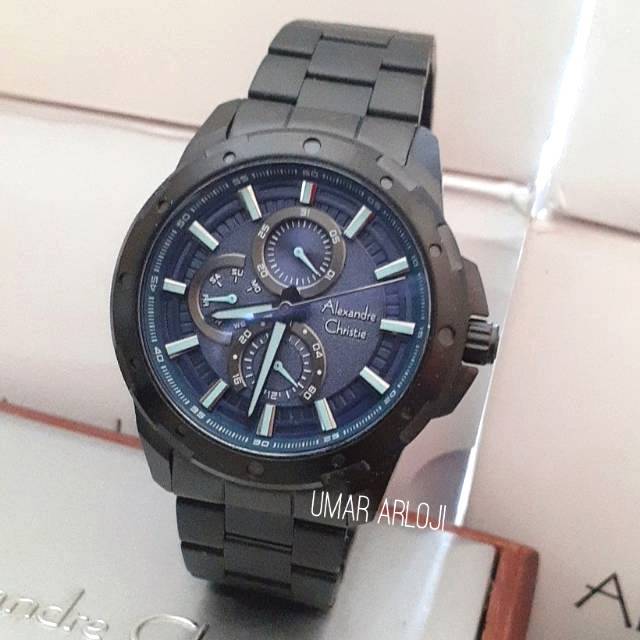 Jam Tangan Pria Alexandre Christie Ac 6538 Mf Black Original Fashion Pria