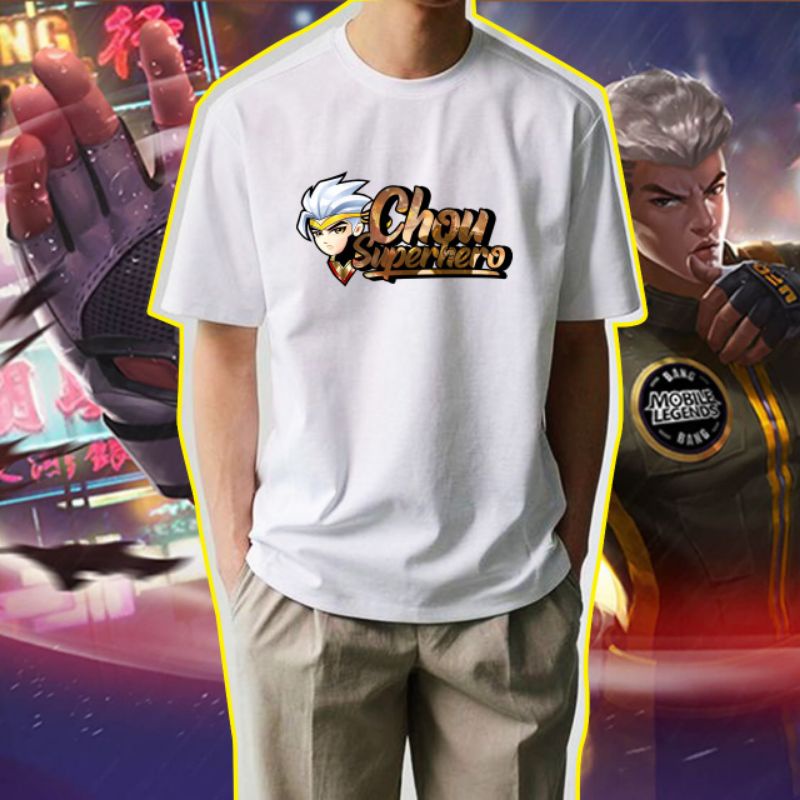 Kaos Distro Chou Mobile Legend Original Second Sunday | Kaos Murah Mobile Legend | kaos Mobile Legen
