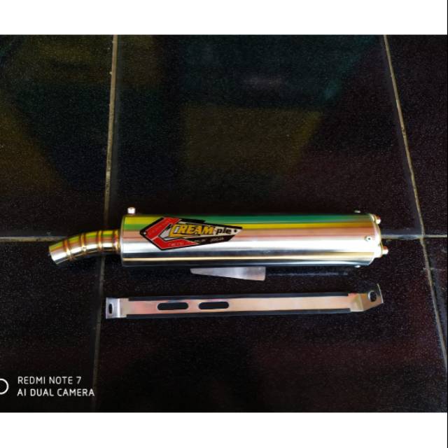 Silincer knalpot racing CREAMPIE NINJA RR - R - full stainless