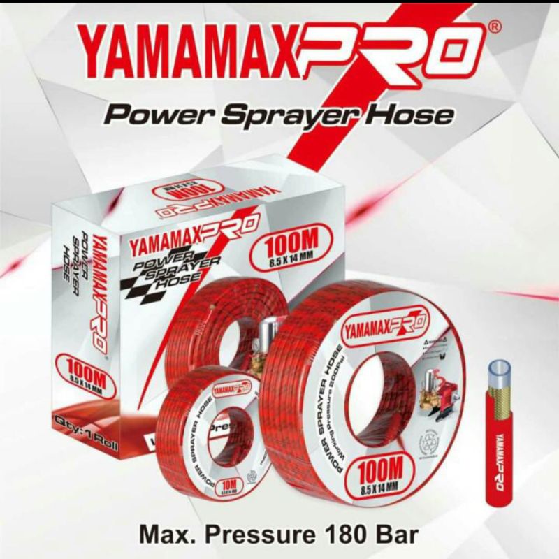 Selang kompresor 100Meter 5/16 (8.5mm) 180BAR Yamamax high quality