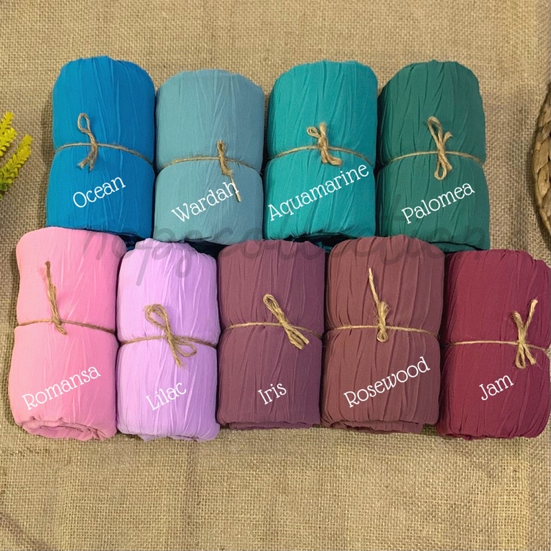 NC - PASHMINA PLISKET PADI PREMIUM