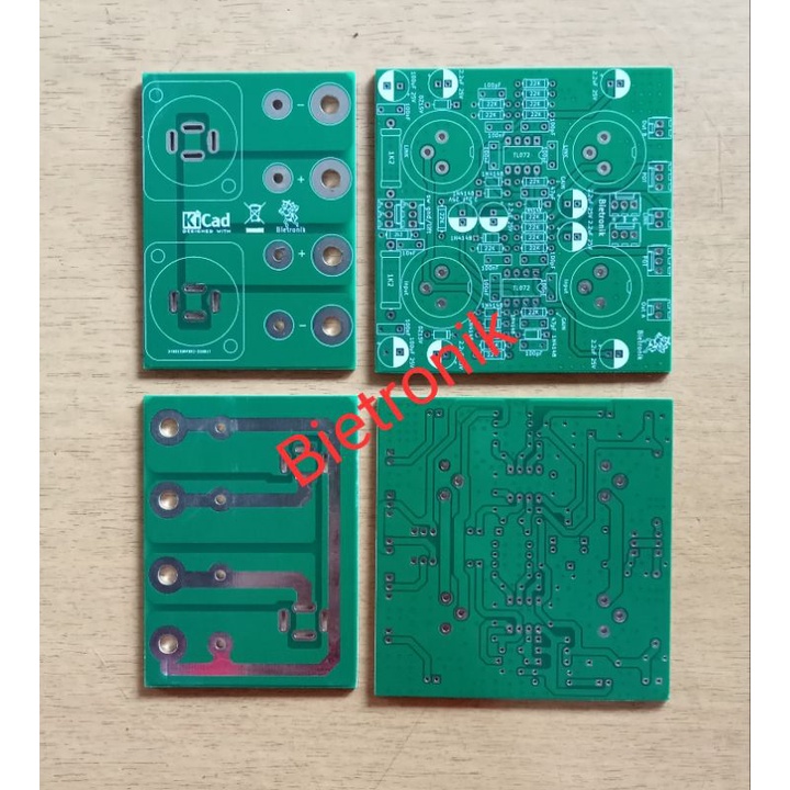 PCB 1 Set Input Balance Panel BOX Belakang CA Dauble layer