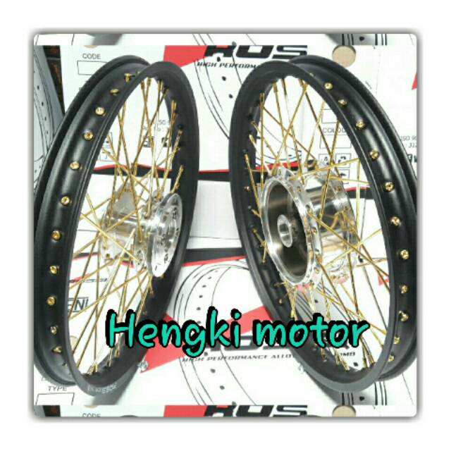 Velg jari jari untuk motor vixion old dan vixion new ring rossi wm black