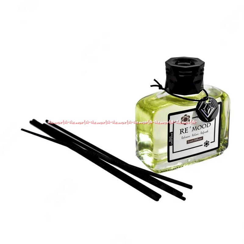 Re'mood 95ml Black Cheddarwood Reed Diffuser Stik Rotan Cheery Breeze Remod Re mood Remood