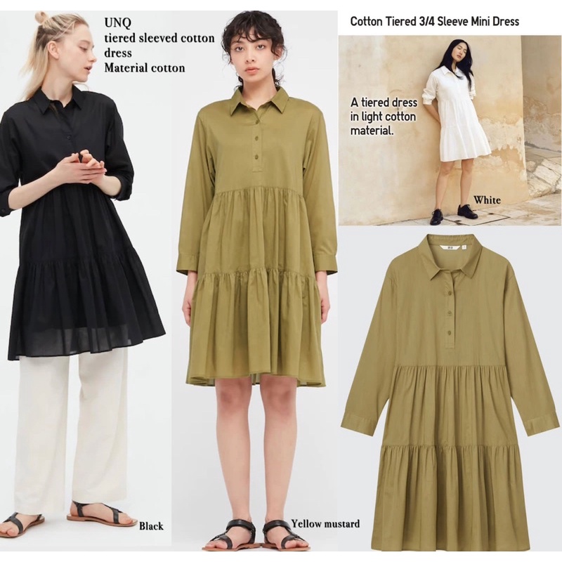 Uniqlo Tiered Rayon Tunic