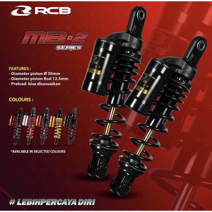 Shockbreaker RCB Tipe MB-2 Vario 330mm / Shock Racing Boy Original PNP - Charmoto