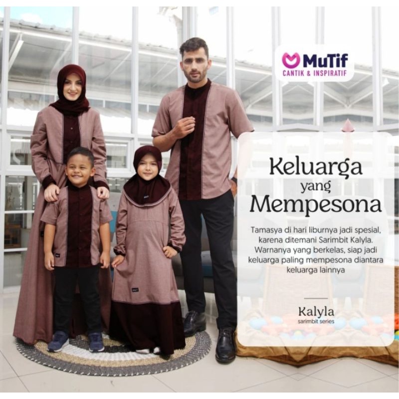 MUTIF SARIMBIT KALYLA  WARNA MAROON