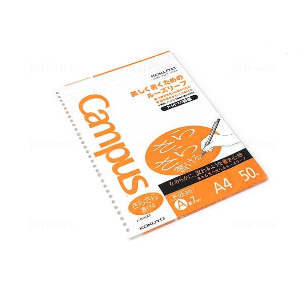 

KOKUYO LOOSE LEAF N-816AT A4 -7MM DOTTED