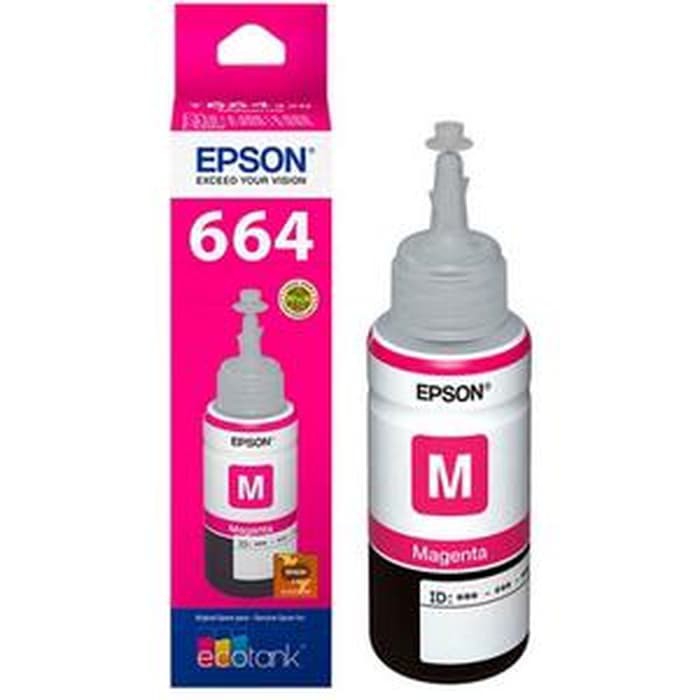 Tinta Epson ORIGINAL 664 C, M, Y for L100 L210 L120 RESMI