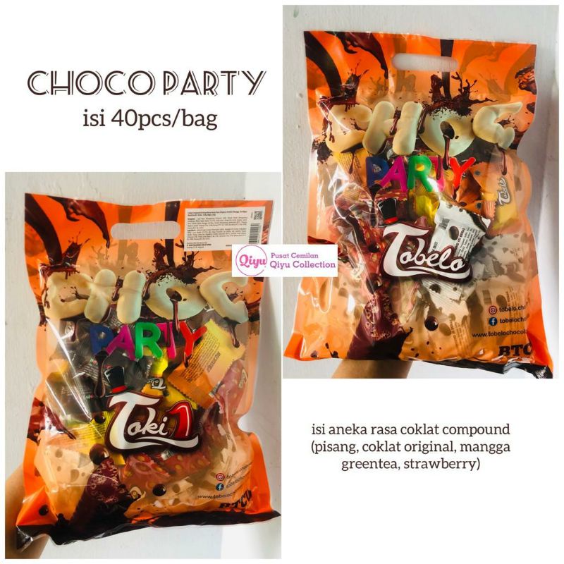 Choco Party Tobelo - Tobelo Coklat Party - Bingkisan Coklat Murah