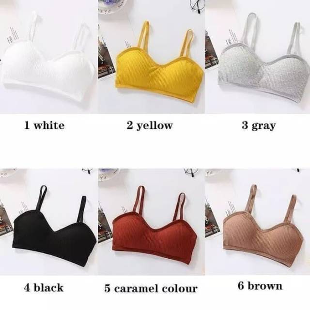 BRA BH Wanita Tanpa Kawat / Bahan Halus / Push Up Bra / Murah