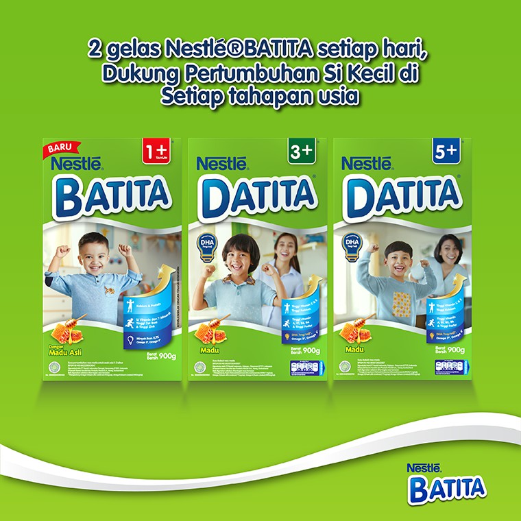 Nestlé BATITA 1+ Rasa Madu 1-3 tahun 400 gr-6