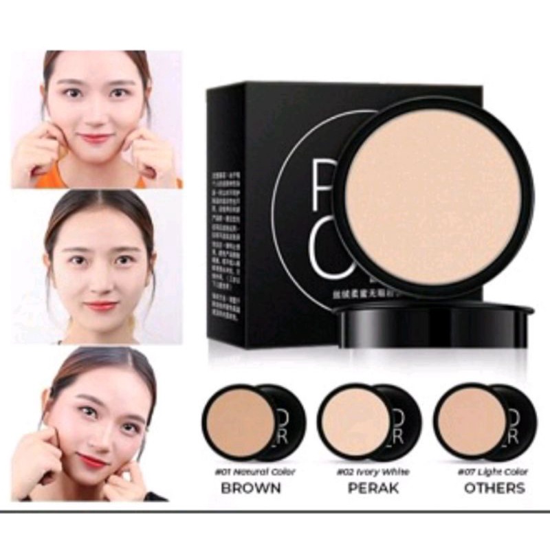 IMAGES Sadoer bedak glowing Professional Compact Powder Waterproof berkualitas