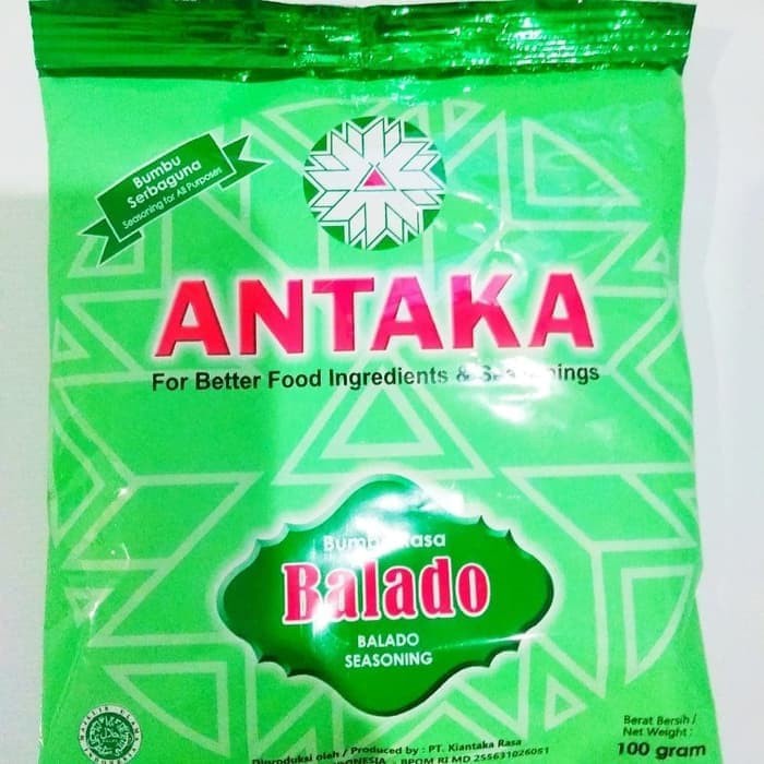 ANTAKA BALADO 100g / BUMBU DAPUR RASA BALADO DAN JAGUNG MANIS