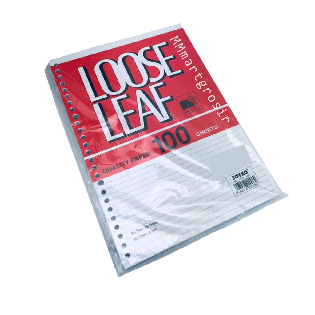 Joyko / Loose Leaf B5 7026 / Isi Kertas File Binder / 100 Sheets