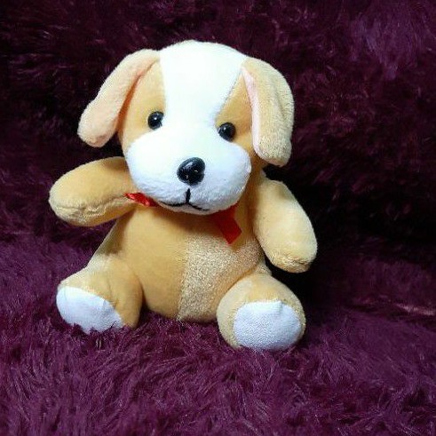 Boneka Hewan Dog Duduk Murah
