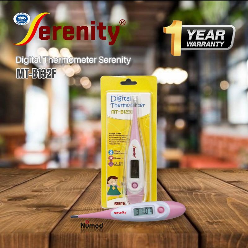 Thermometer Digital Flexible Original Serenity MT-B132F / Termometer Ketiak Serenity B132 F