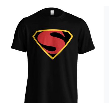 Kaos Baju distro Superman logo retno