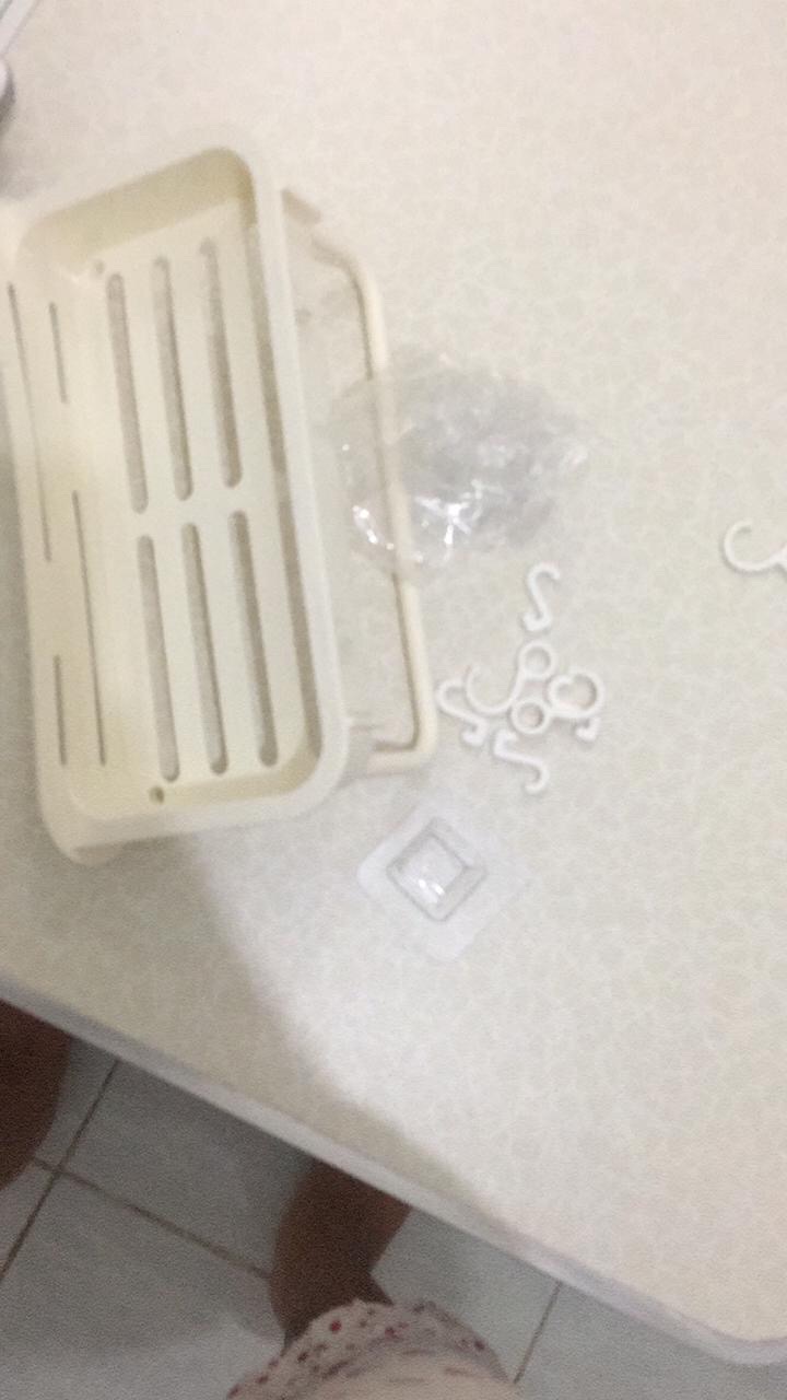 Oxihom B302 Rak Kamar Mandi Tempel Gantung Plastik Rak Sabun