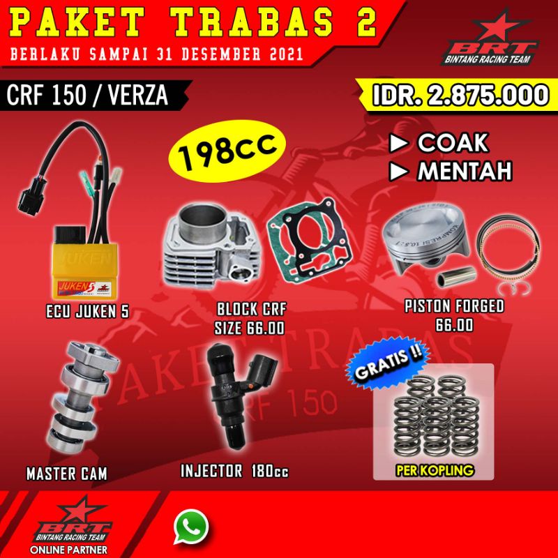 PAKET TRABAS 2 BRT ( CRF 150 )