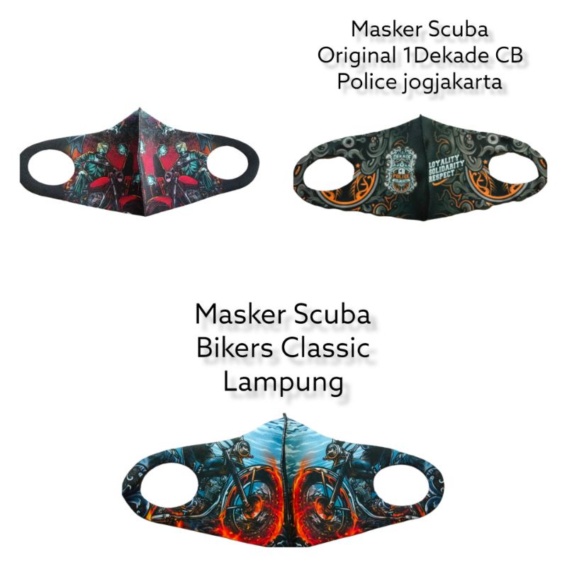 masker Bikers Classic Lampung & cb police jogjakarta
