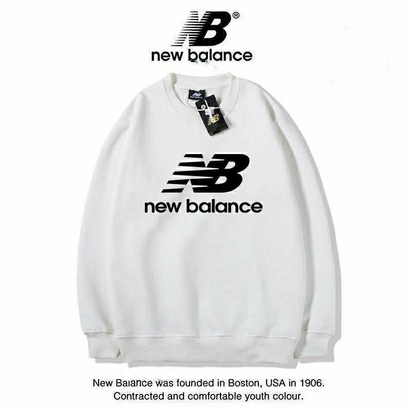 Sweatshirt Big Size S - XXXXXL(6XL) Sweater BALANCE Crewneck NB Jumbo Long Sleeve Pria Wanita OVERSIZE Bigsize 6XL 5XL 4XL 3XL 2XL XL L M S Hitam Putih Maroon Street Style Biru Elektrik Grey