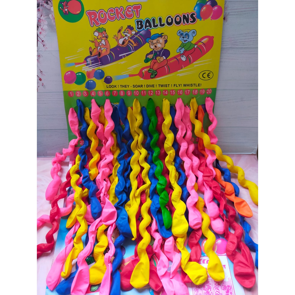 BALON ROCKET PER LEMBAR