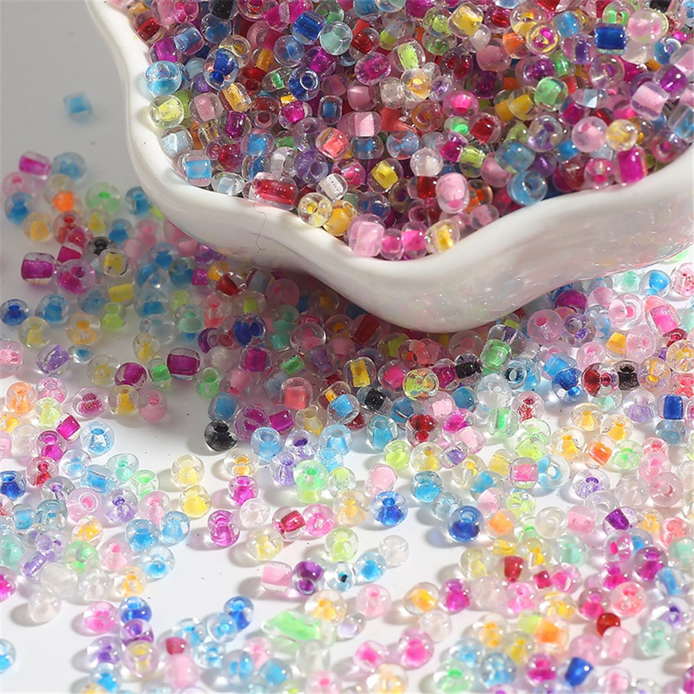 【TERSEDIA &amp; COD】Spot 500 Piece Set Tangan DIY Perhiasan Membuat Permen Warna 3mm Acrylic Bead Kalung Gelang Aksesoris Buatan Tangan