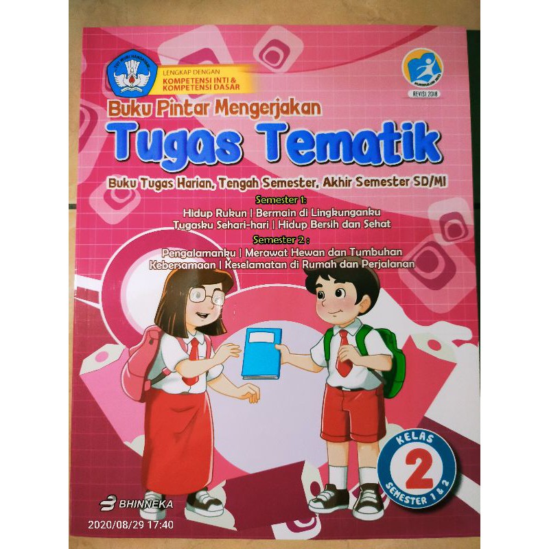 Buku Tugas Tematik kelas 2