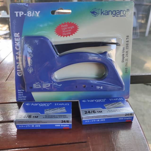 

GUN TUCKER stepler tembak + 2 kotak Refill