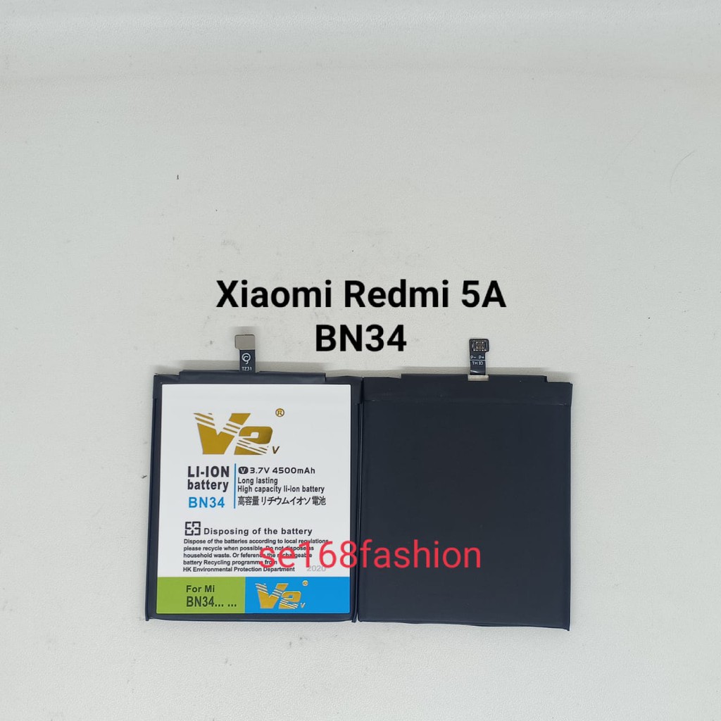 Baterai Xiaomi Redmi 5A Bn34 DoublePower Batre Batere Battery