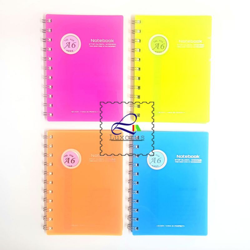 

Buku Notes Ring Notebook A6 Polos Warna