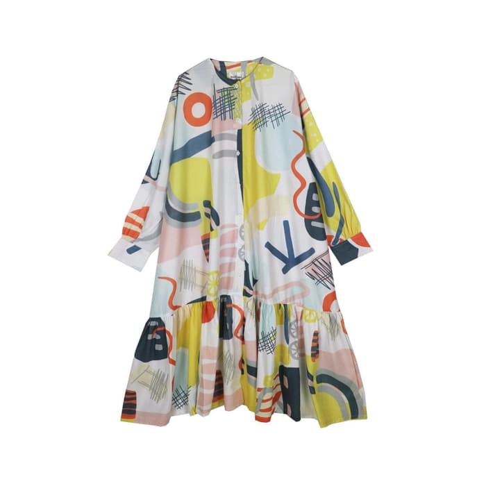 Nadjani - Dress Kindy - White Murah
