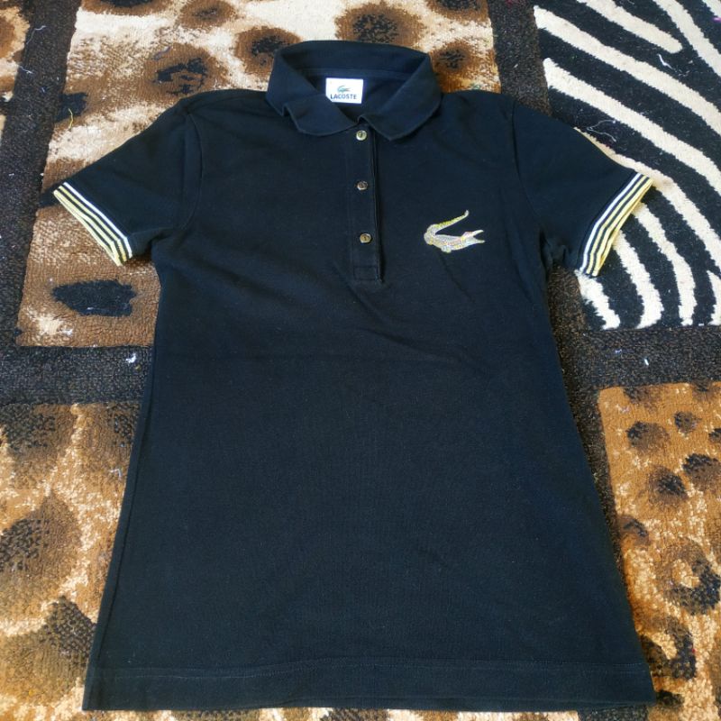 Kaos Polo Lacoste big logo second