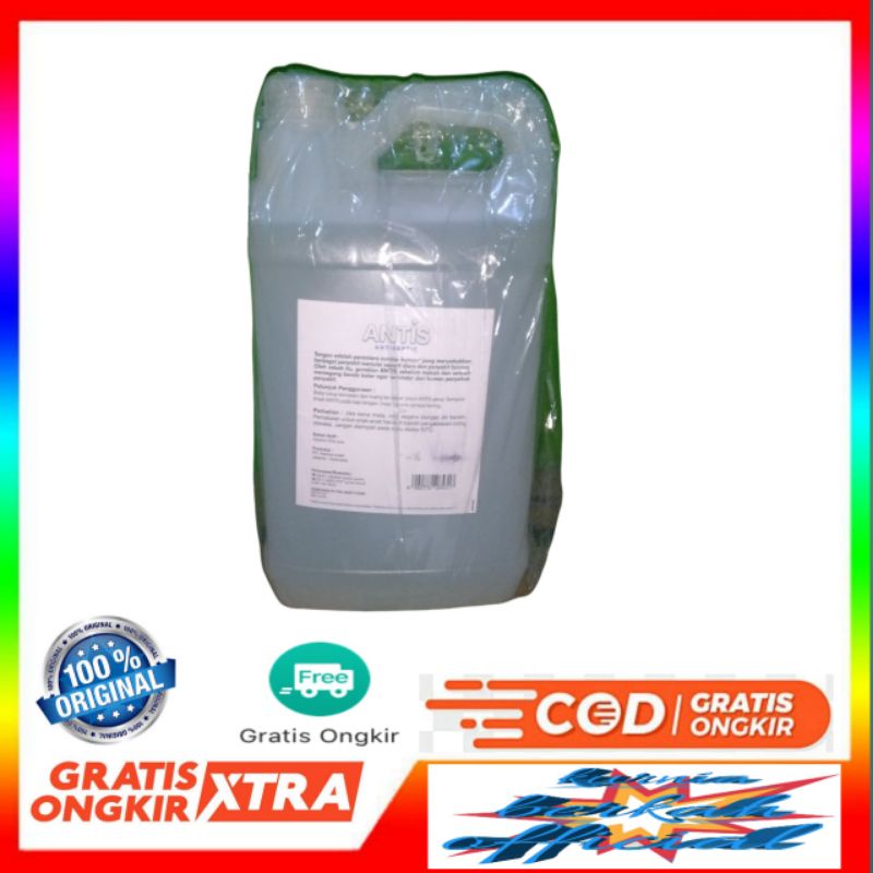 antis refill 5 liter cair varian jeruk nipis hand sanitizer