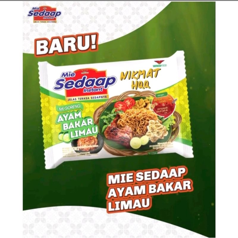 

MIE SEDAAP AYAM BAKAR LIMAU 89,gr