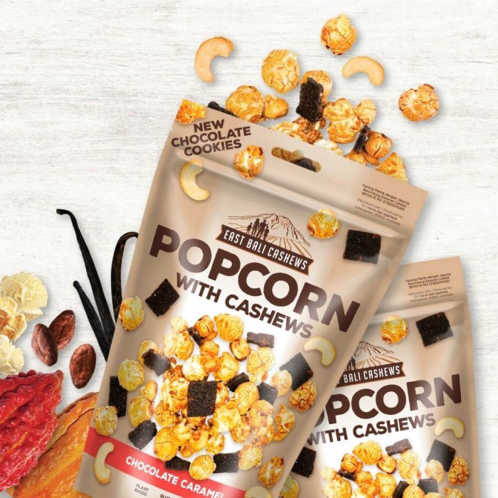 

Popcorn East Bali Cashew Caramel Chocolate Asli Bali