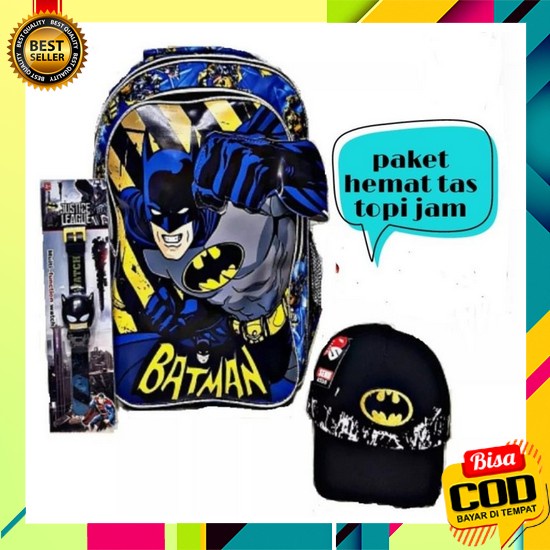 Tas Ransel Anak 2021 Terbaru 2022 Lakilaki Original Murah Premium Impo Tas Anak Laki Laki Batman 3 I