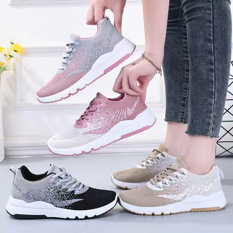 Permata Sepatu Sneakers Sport Wanita JN8295 Quality Premium