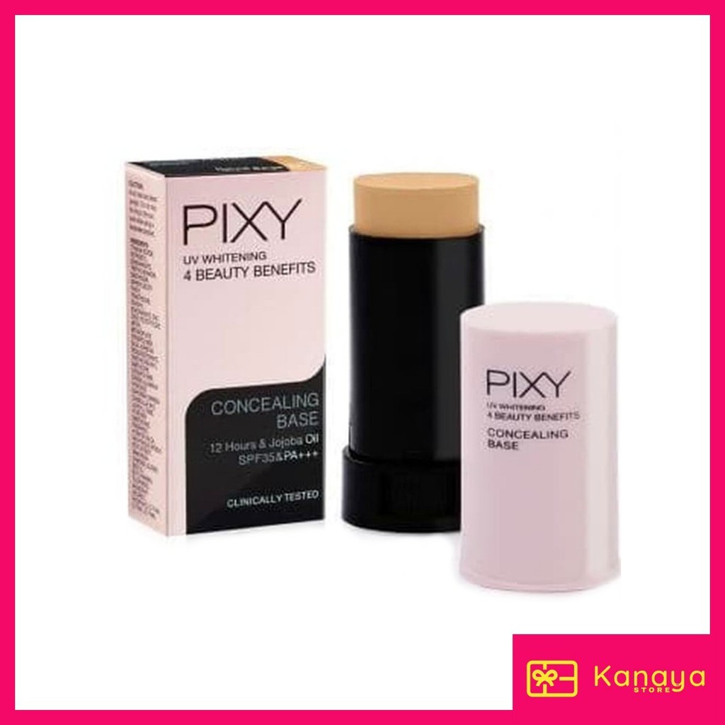 (BISA COD) Pixy Concealing Base UV Whitening - Concealer