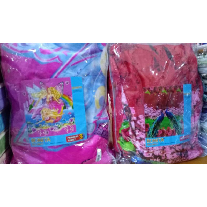 Selimut Bonita Premier Original Bulu Sutra Lembut ukuran 160x200