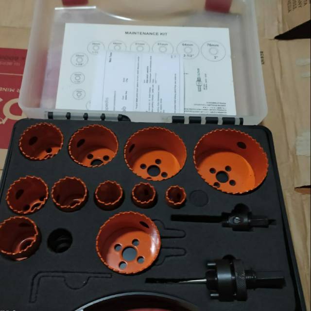 Gergaji lubang besi Hole saw metal set