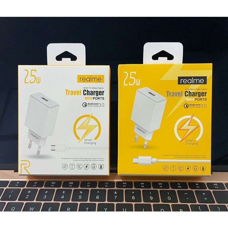 Charger REALME AK779/Tc Travel Charger REALME AK-799 Micro USB/Type C Fast Charging Original 100%