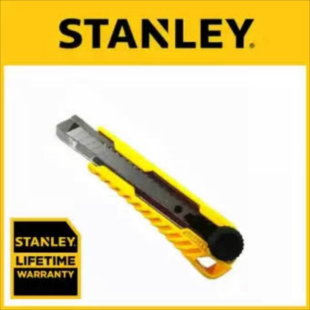 

Pisau Cutter Stanley ( 10-321 ) 18mm Basic Snap-Off Knife - Dial Lock