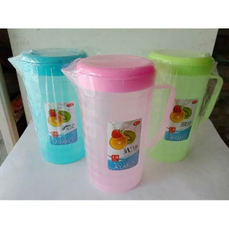 TEKO PLASTIK AYAKO 1,4 LITER/WATER JUG/TEMPAT AIR/TEKO/CERET