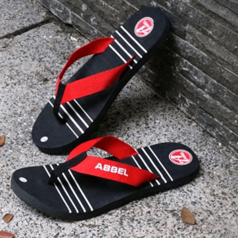 Sandal Pria Sandal Jepit Webing Garis